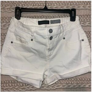 Aeropostale White Jean Shorts Classic Denim Style